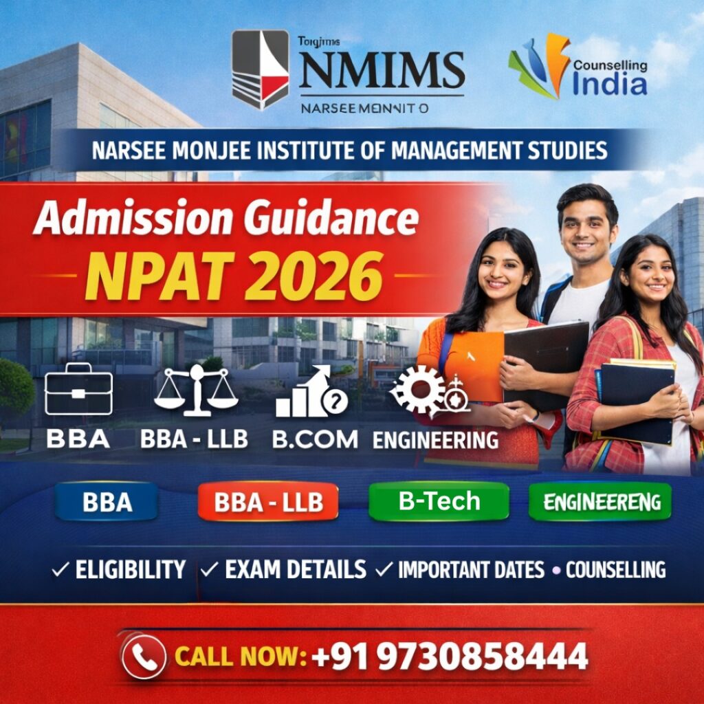 Direct Admission in NPAT 2026